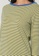 UniqTee yellow Striped 3/4 Sleeves T-Shirt 574D4AA82EF46DGS_3