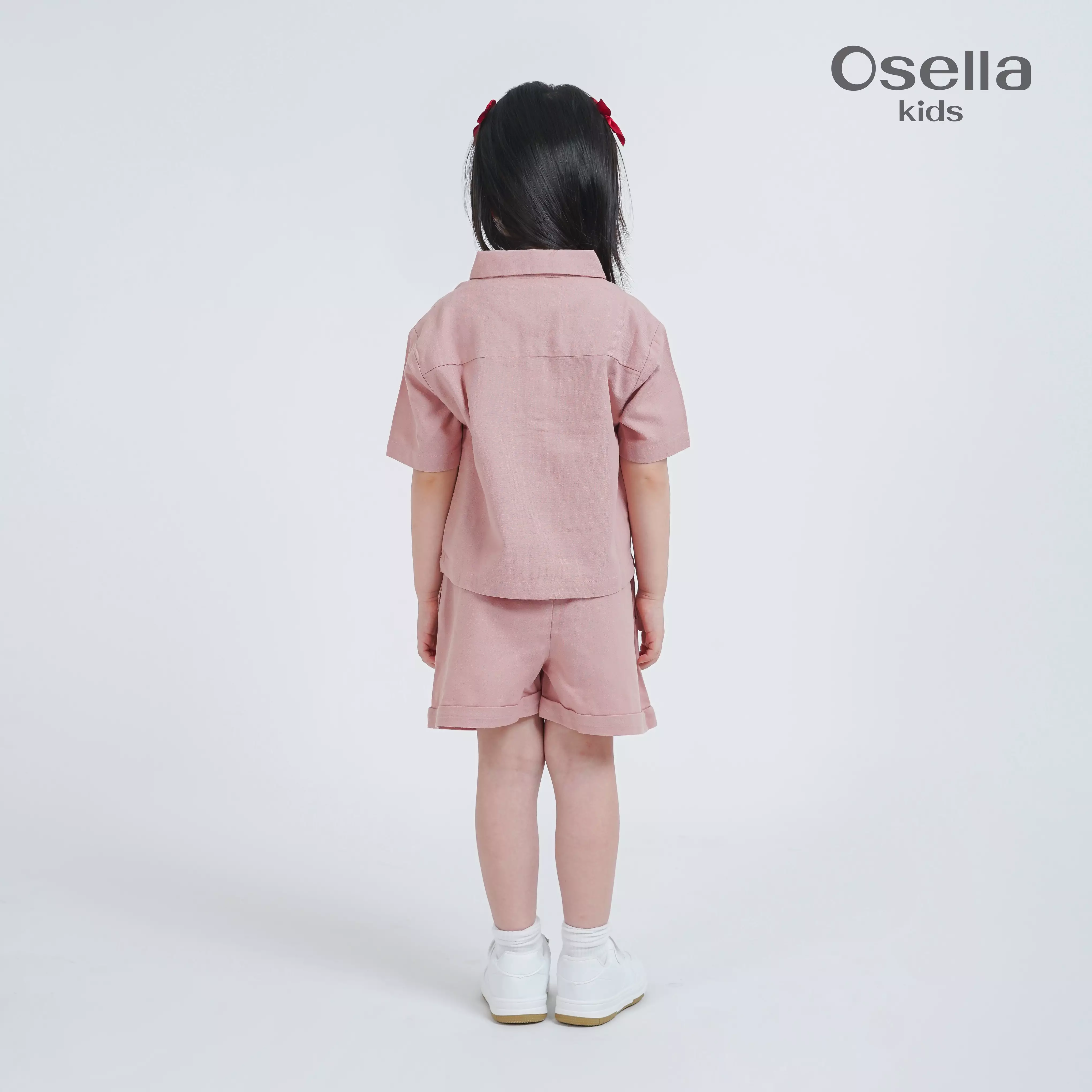 Osella Kids Basic Short Sleeve Shirt 3336500113 | Atasan Blouse Lengan Pendek Anak Perempuan