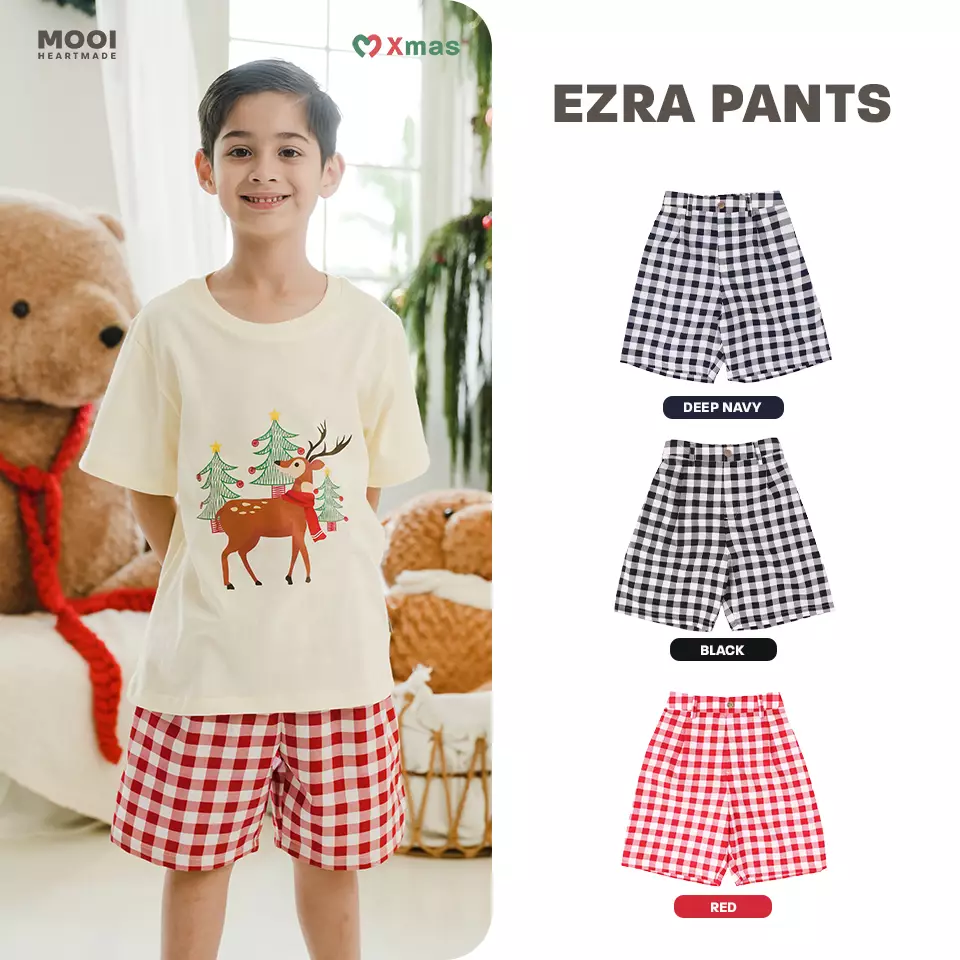 Mooi Celana Pendek Anak Laki-Laki Ezra Pants - Deep Navy