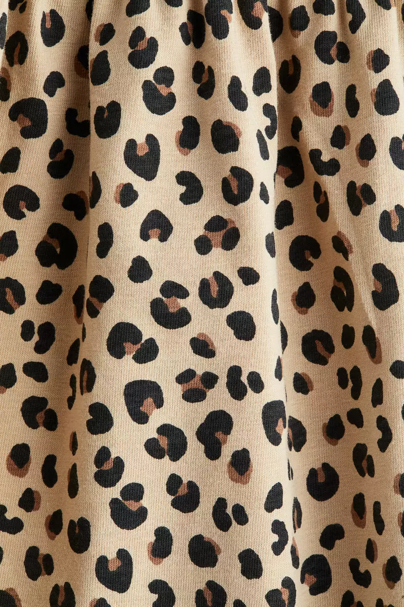 Printed cotton dress