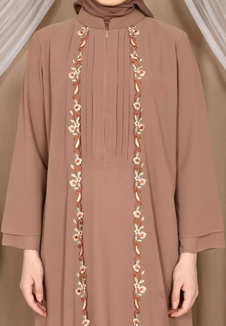 EPC Gamis Audrey - Dark Mocha - Embroidery Collection