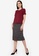 ZALORA WORK red Button Back Top F6C08AA14DD54BGS_4