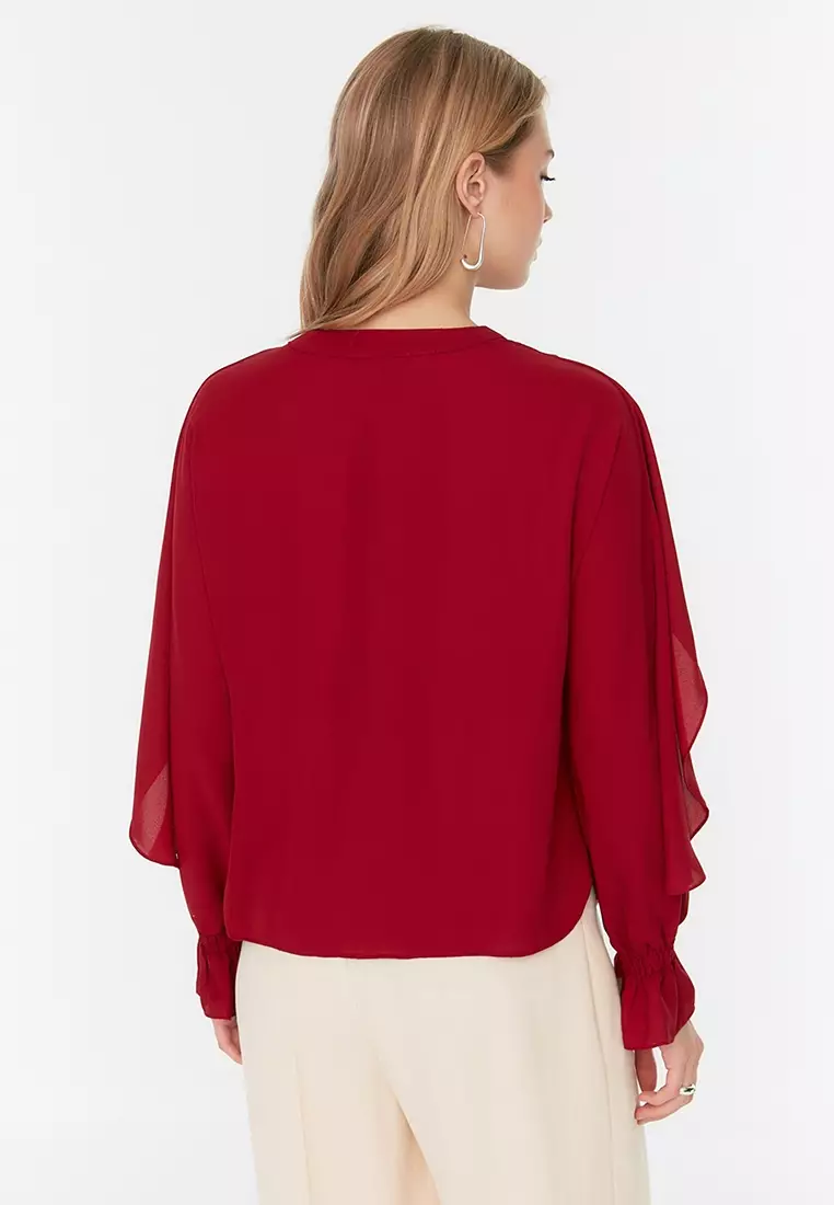 Petite chiffon blouses store