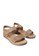 Louis Cuppers beige Comfort Strap Sandals BE9D1SH76DAE90GS_2