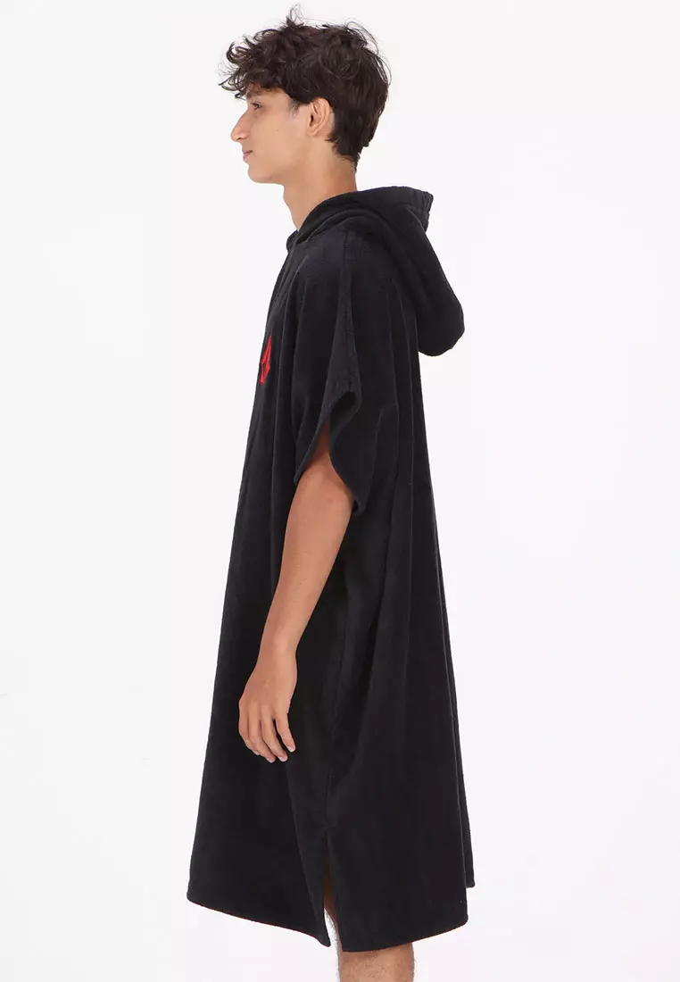 MTW SURF VITALS J ROBINSON TOWEL BLACK
