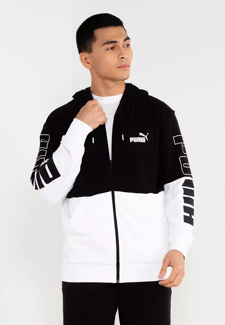 Puma script hotsell sherpa overhead hoodie
