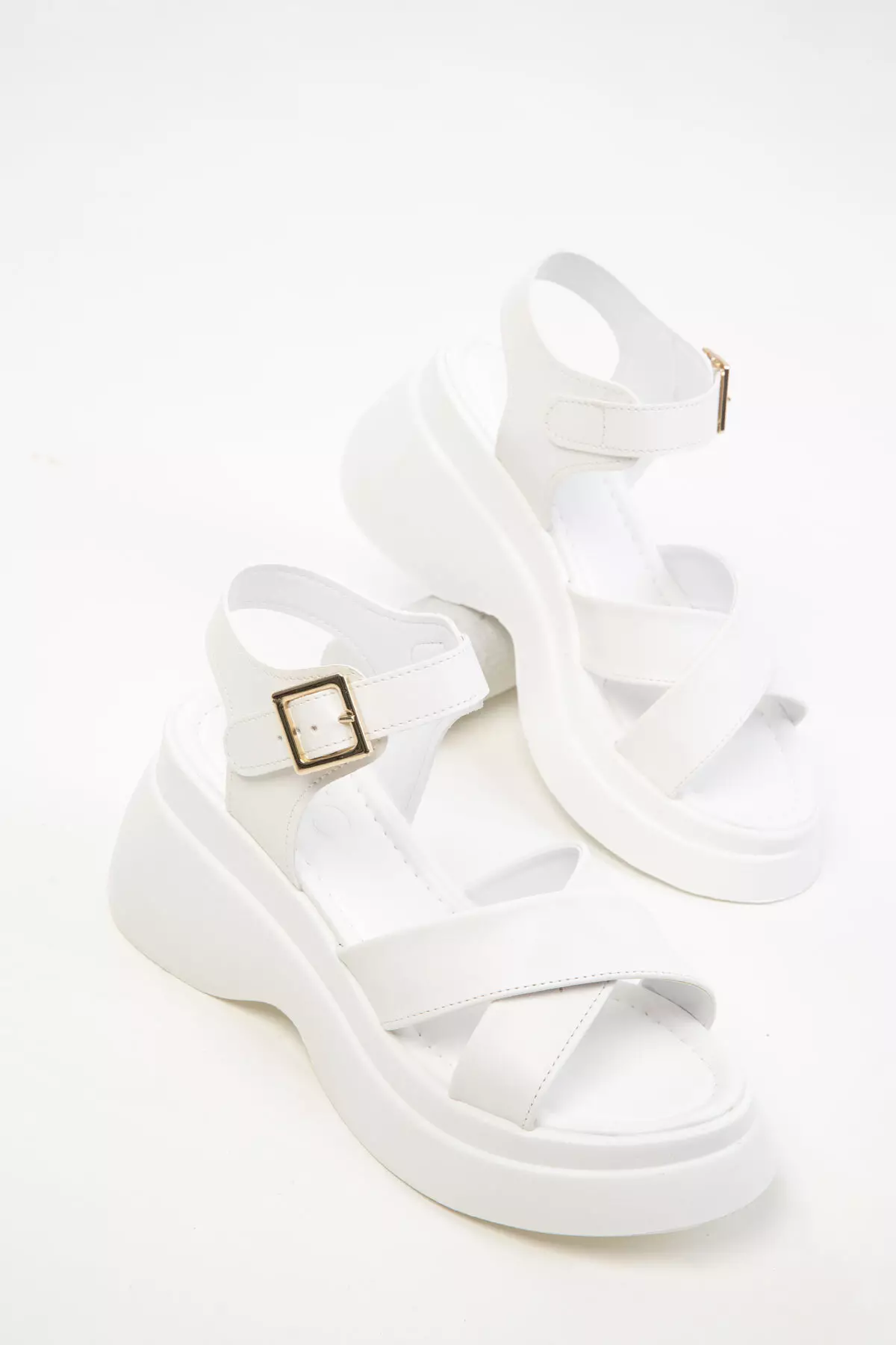 White Women's Sandals 20380