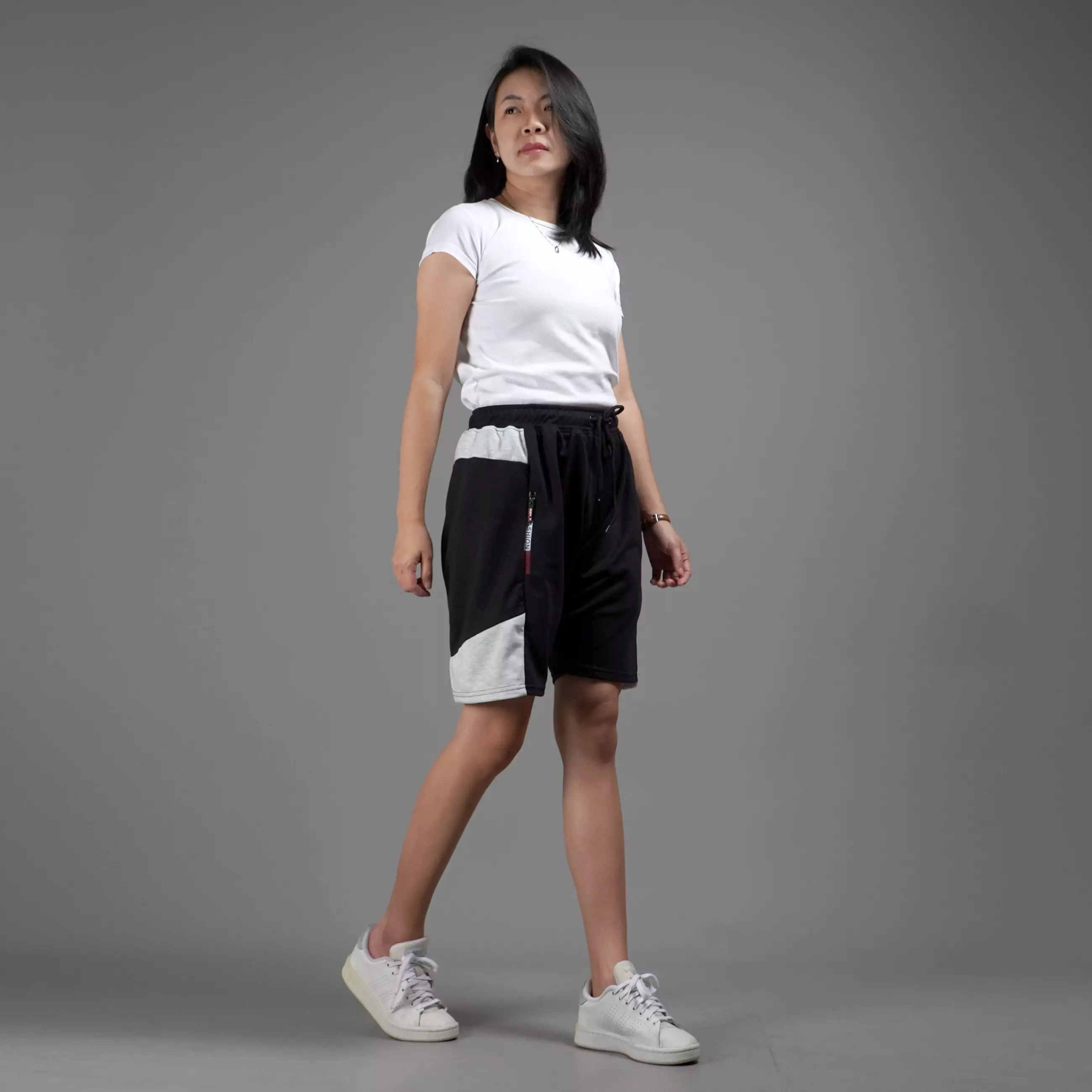  CARLA Celana Pendek Wanita Short Pants Wanita Celana Santai - HITAM