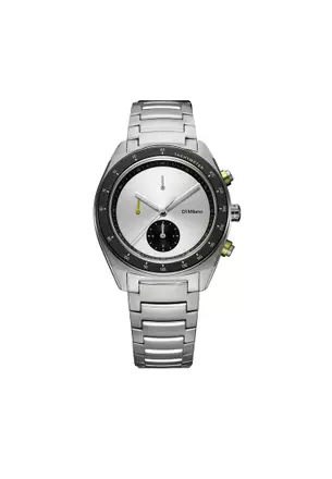 Buy D1 Milano Essential White Chronograph Bracelet Watch, 40mm