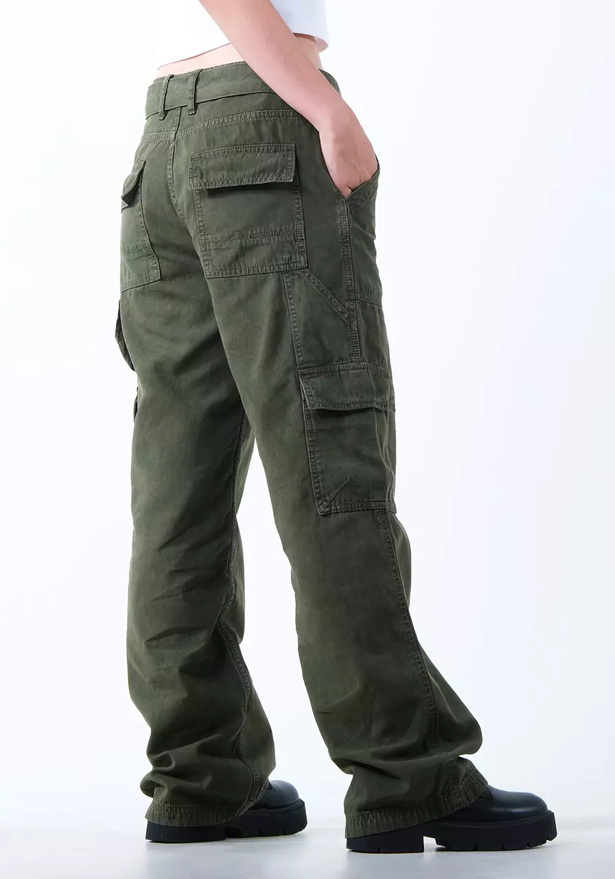 Celana Panjang Cargo Wanita Anka Army