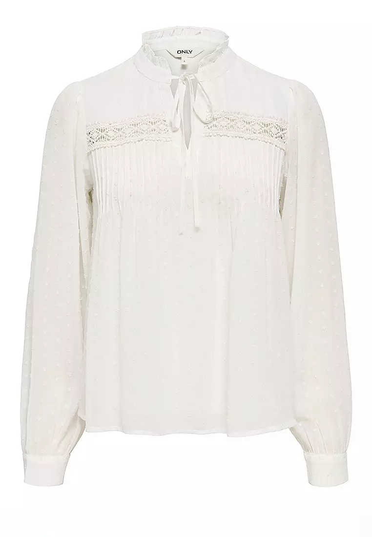 Long Sleeves Woven Top