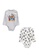 LC Waikiki white and beige Disney Baby Boy Snap Button Bodysuits 2-Pack 1489BKA7D07263GS_1