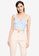 MISSGUIDED blue Tie Neck Gathered Cup Crop Top C1F83AAFD15045GS_1