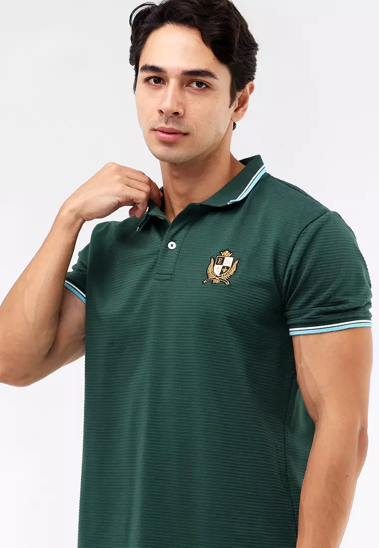 Collared Shirt Jacquard