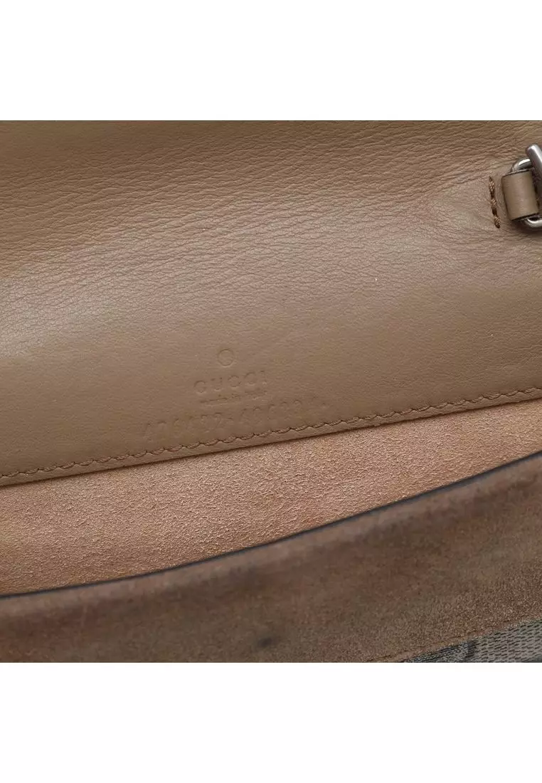 Pre-Loved Gucci Mini Gg Supreme Dionysus Crossbody