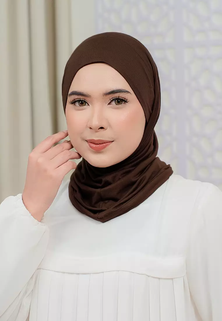 HIJAB INSTAN LUMA - DARK BROWN