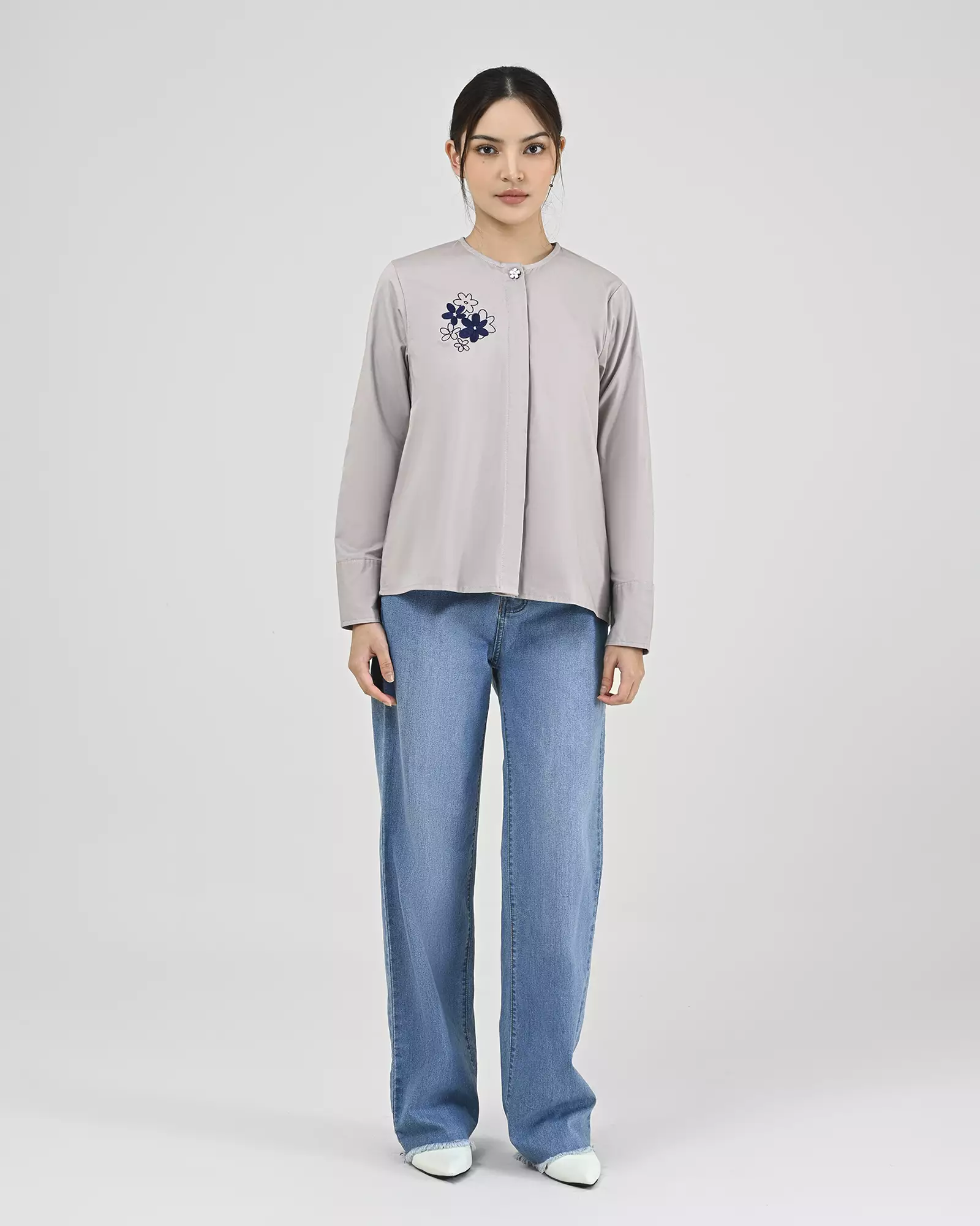 Geulis.id MONARA OUTER - Cream