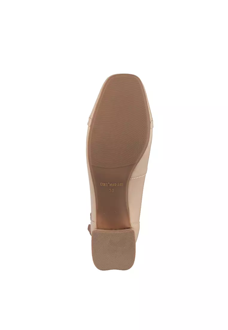 Sepatu Pantofel Formal Wanita Gino Mariani Fuji Beige