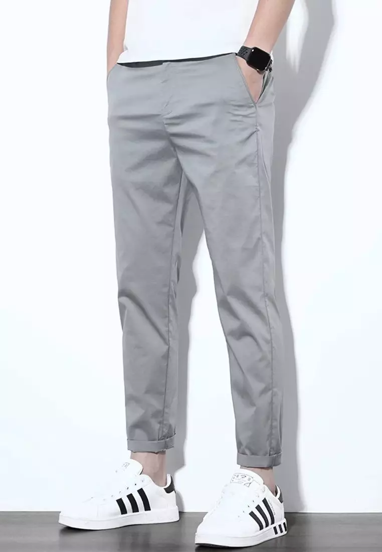 Man's Slim Ankle Suit Pants