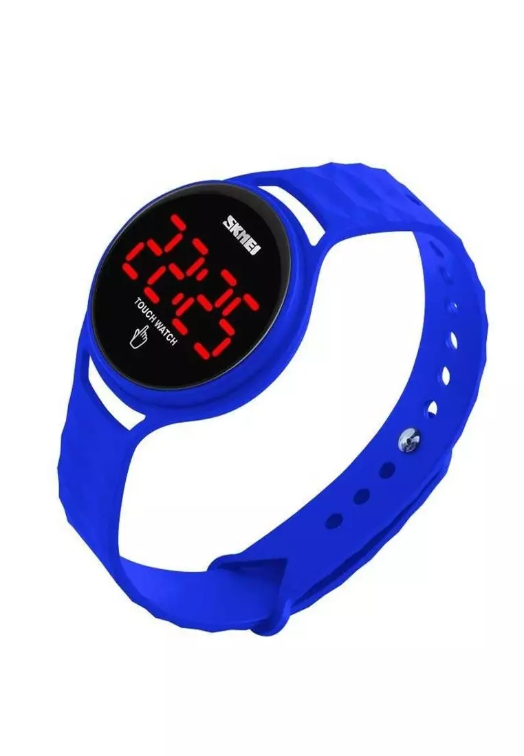Jam Tangan LED Touch Wanita Layar Sentuh Waterproof 30m Strap Tali Material Silicon Lentur AL88 ORIGINAL