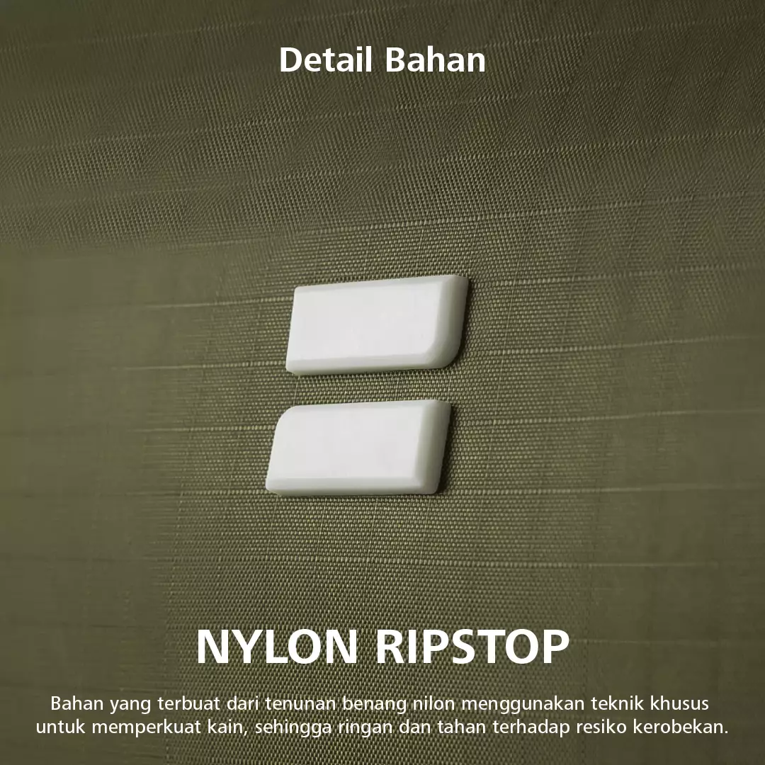 Leroy Laptop Backpack 15-Inch Tas Ransel Kerja Kuliah Sekolah Praktis - Olive