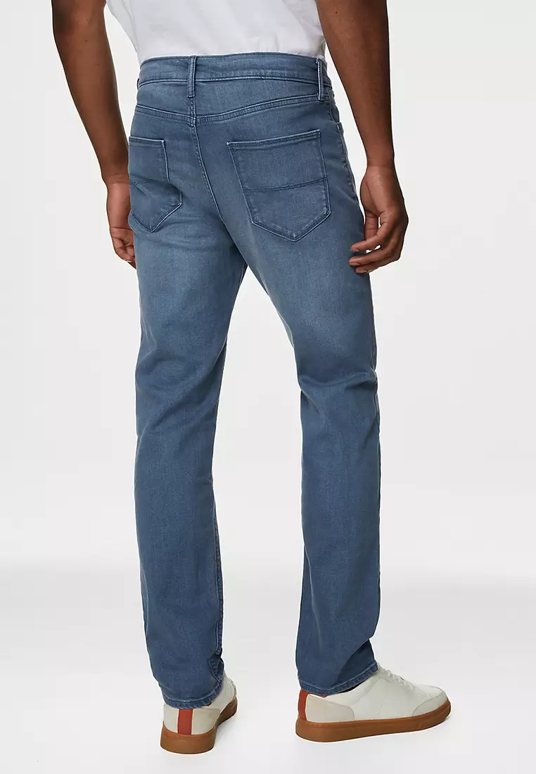 Straight Fit Stretch Jeans