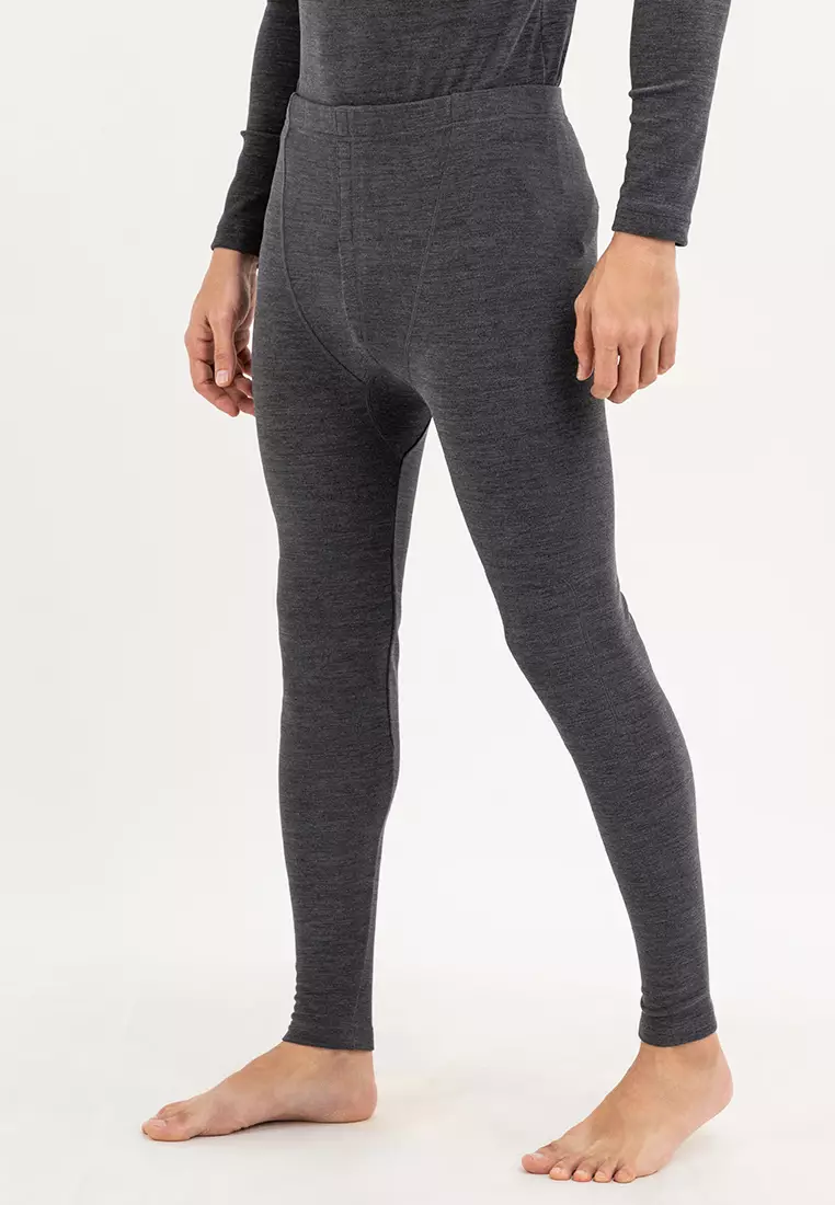 Wool Blend Double Knee Layer Thermal Bottoms