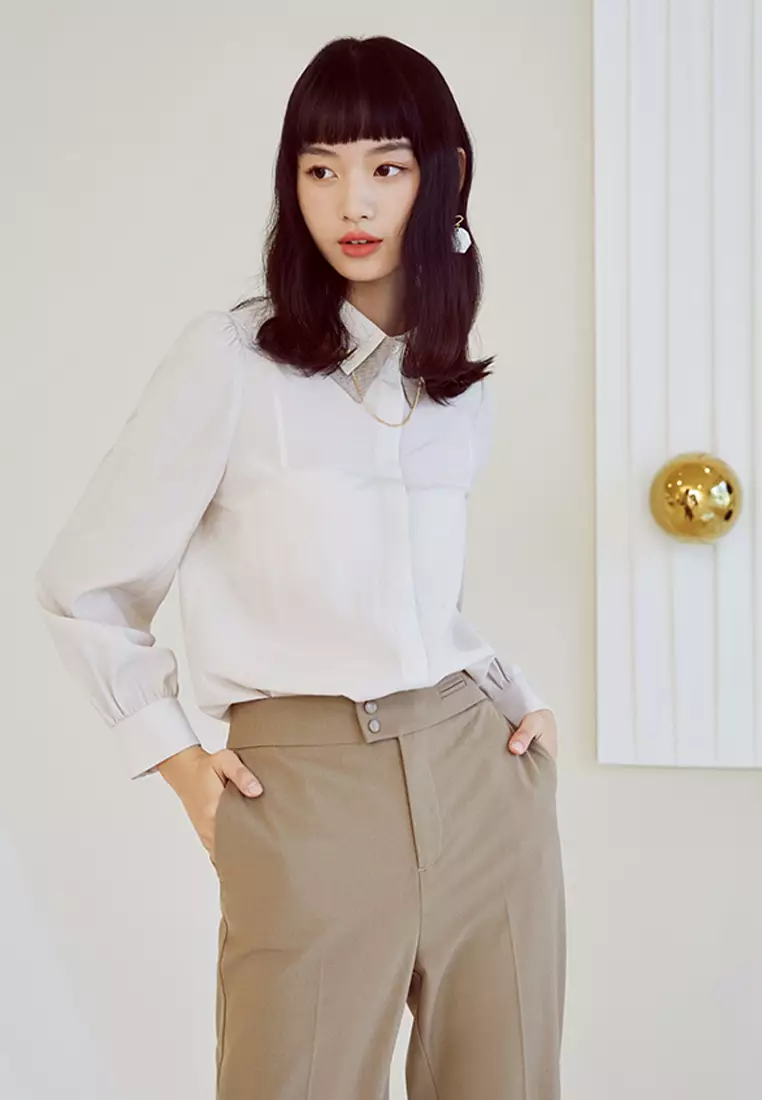 Smart Casual Shirt with Collar Accessories