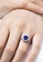 Elfi silver Elfi 925 Genuine Silver Engagement Ring P47(B) – Blue Cushion Cut Solitaire 85344ACB381D46GS_4