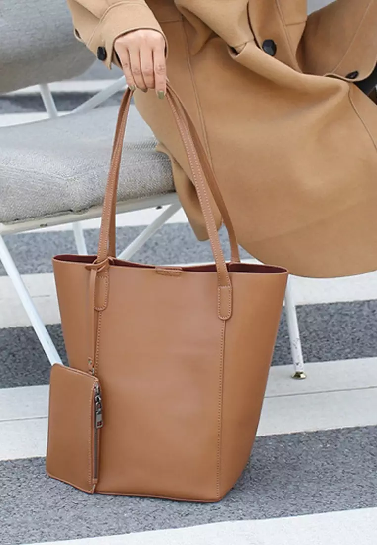 Structured Leather Tall Leather Tote Cuyana Leather Bag Cuyana