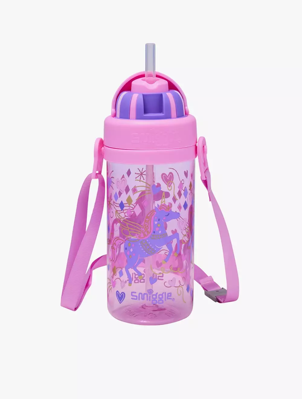 Smiggle Bottles Strap Pc Adventurous - IGL456996PNK
