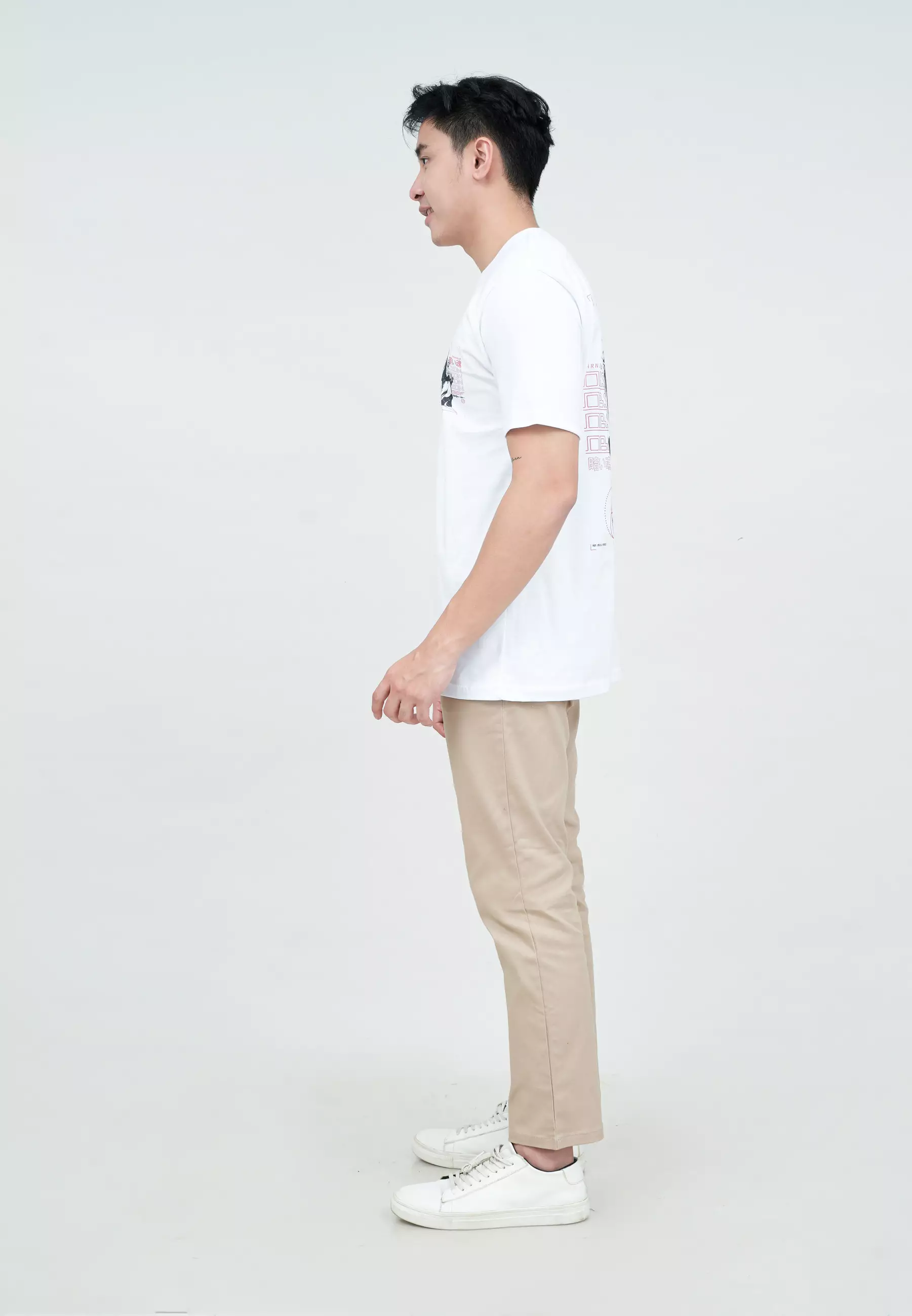 Houseofcuff T-shirt Kaos Putih Motif Warning Tersedia Size S - 4XL