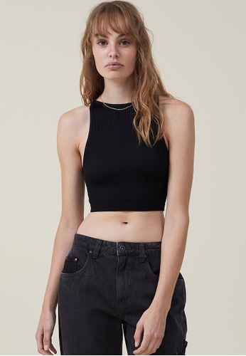 Buy Cotton On Benni Seamless High Neck Tank Top 2023 Online | ZALORA  Singapore
