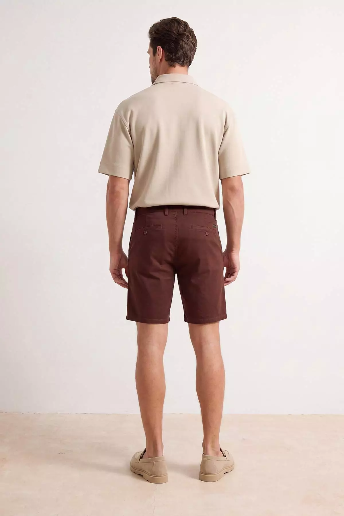 Trendyol Brown Chino Pocket Regular Fit Shorts & Bermuda