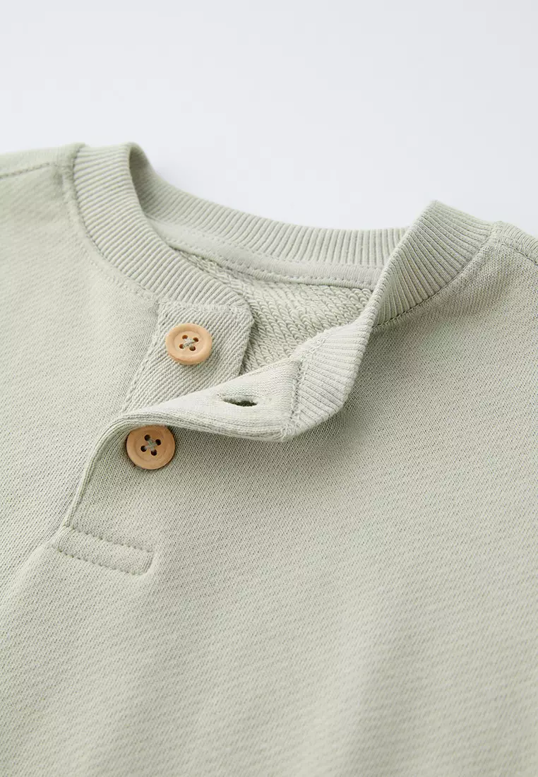 Tシャツ・カットソー HUECLOSET Button Henley Sweatshirt SE455 Huesdet Womens Sweatshirt Casual Textured Long Sleeve Henley