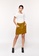 SISLEY yellow Mini Skirt with Zip 53108AAFE1060DGS_4