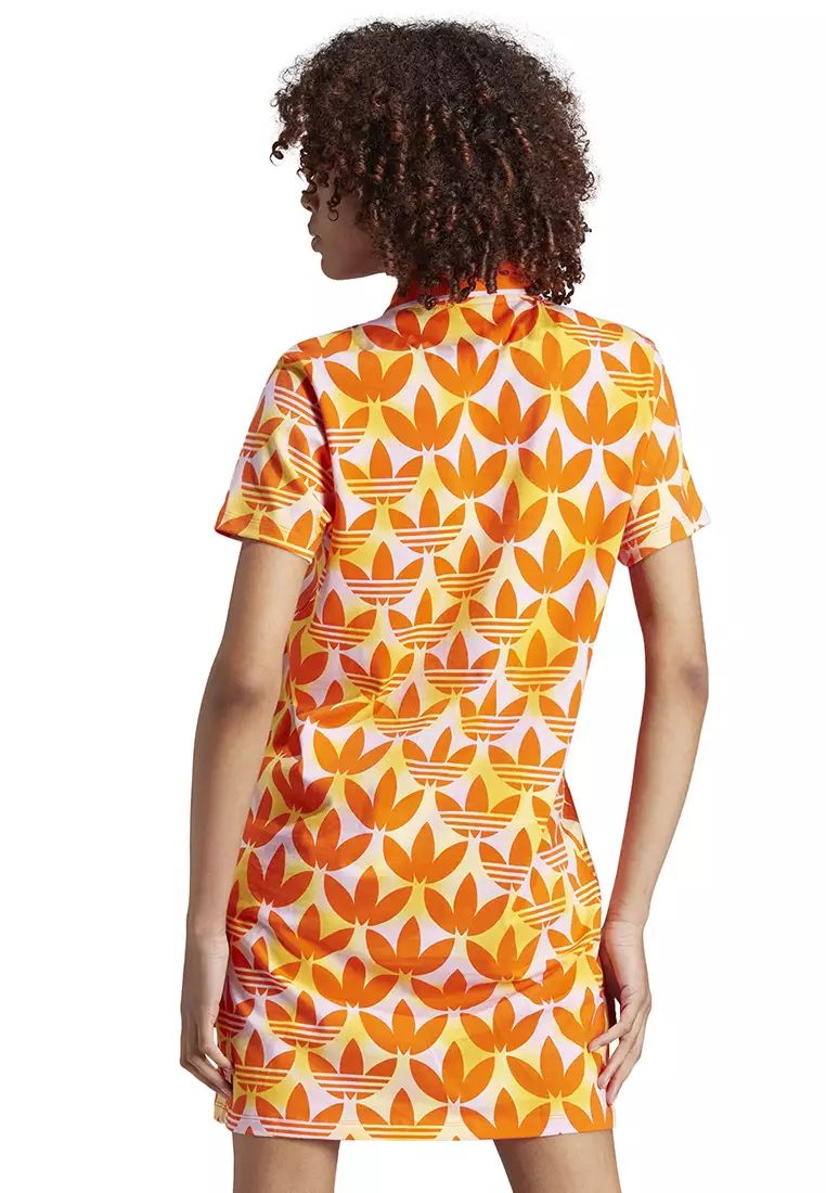 Adidas trefoil dress cheap yellow