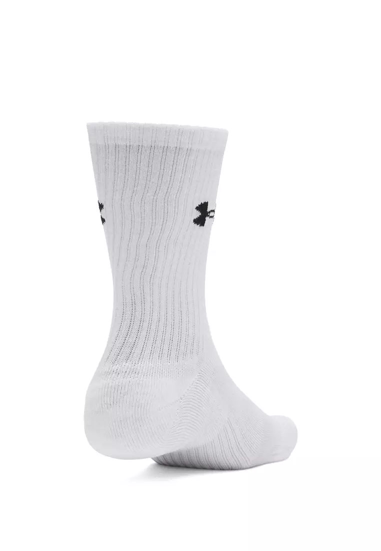 Performance Cotton Unisex 3-Pack Crew Socks