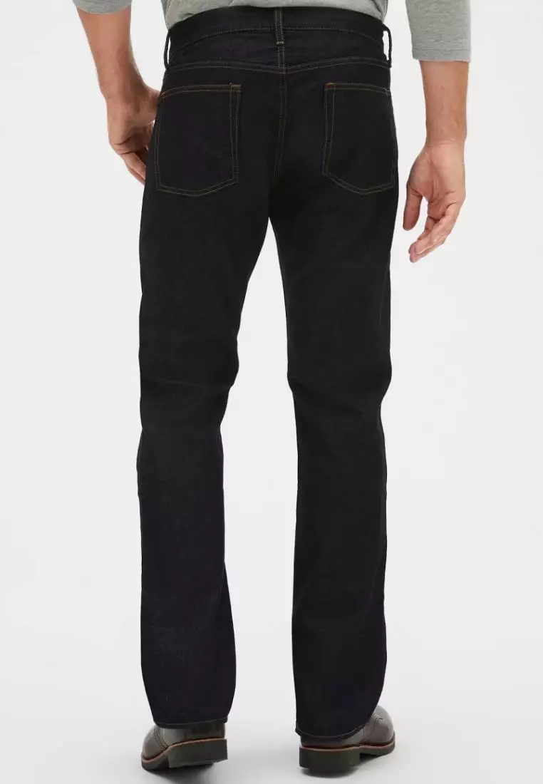 Straight Jeans With Washwell