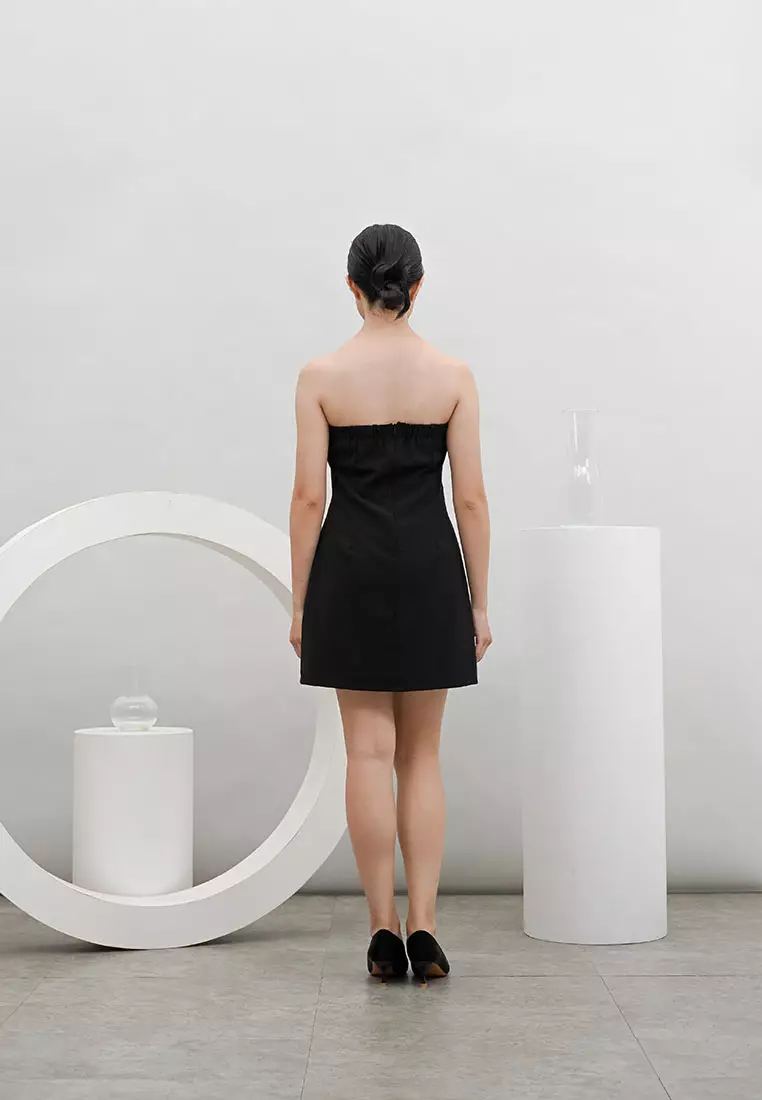 Capsule Tube Mini Dress in Black