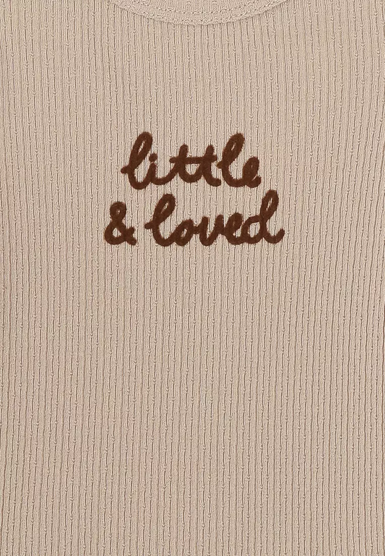 Organic Pointelle Long Sleeve Bubbysuit