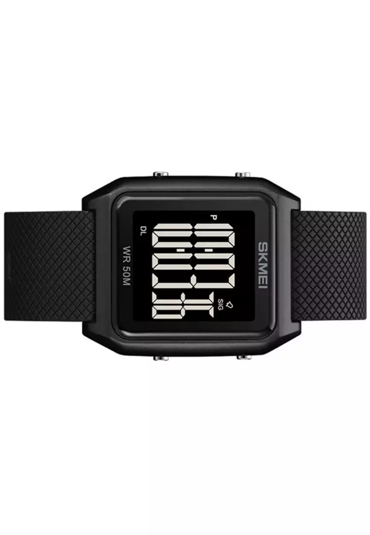 Jam Tangan Pria Digital Waterproof Many Function Strap Tali Material Silicone IR20 ORIGINAL