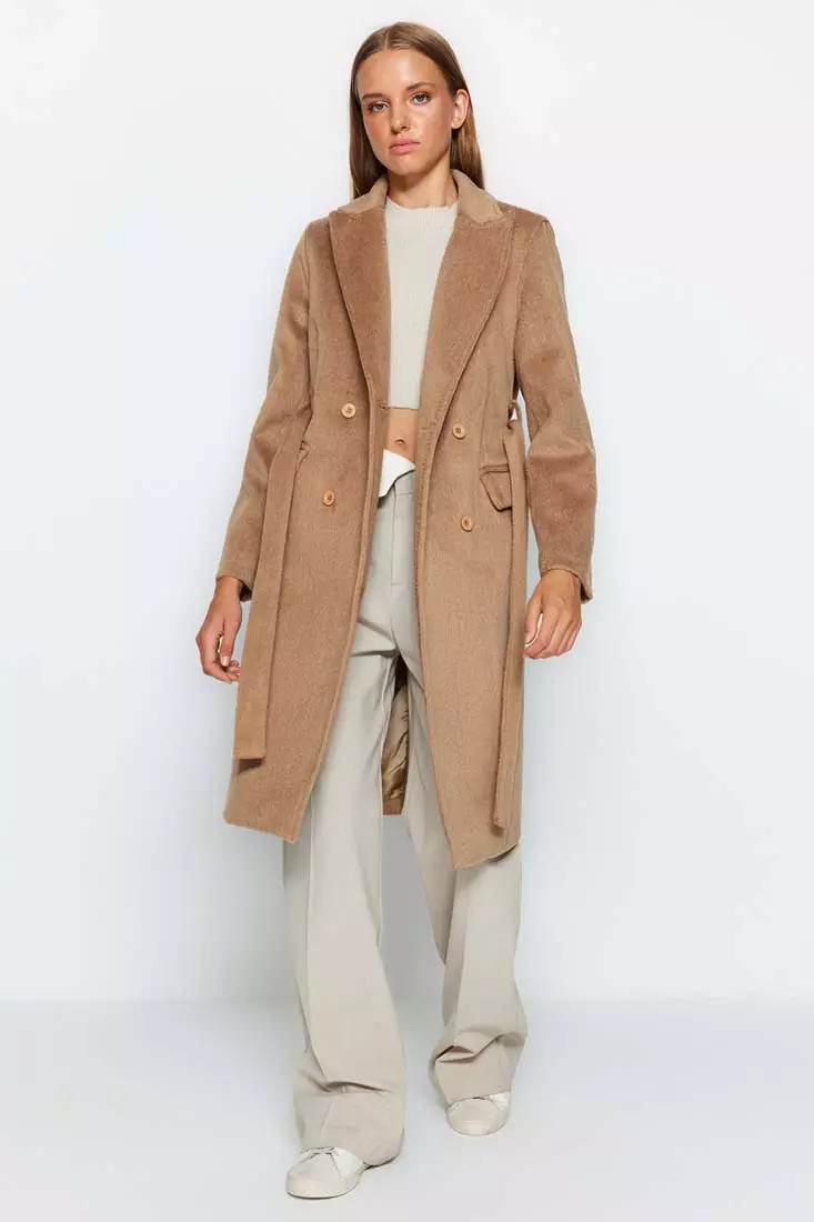 Maxi coat womens top