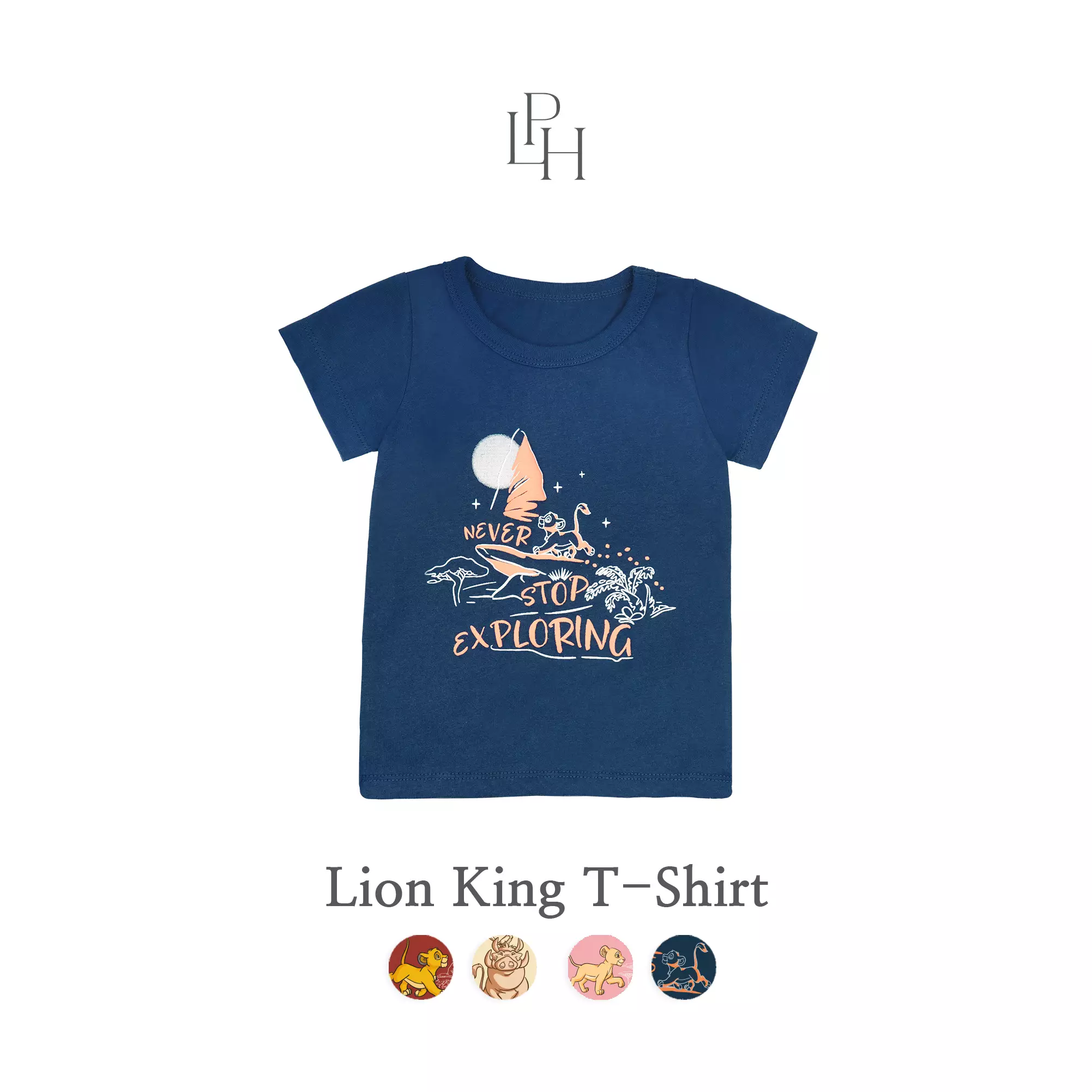 Baju Kaos Tee Shirt Roi Lion Bershka Kaos Maglietta The Lion King