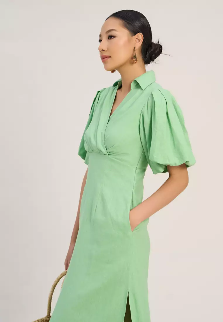 Light Green Midi Dress