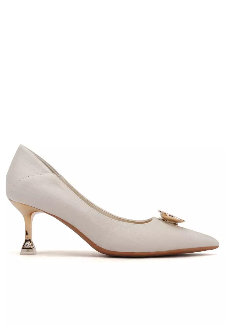 Discount on Twenty Eight Shoes  shoes - SKU: 6.5cm Shell Buckle Pointy High Heel Shoes Xj998-10