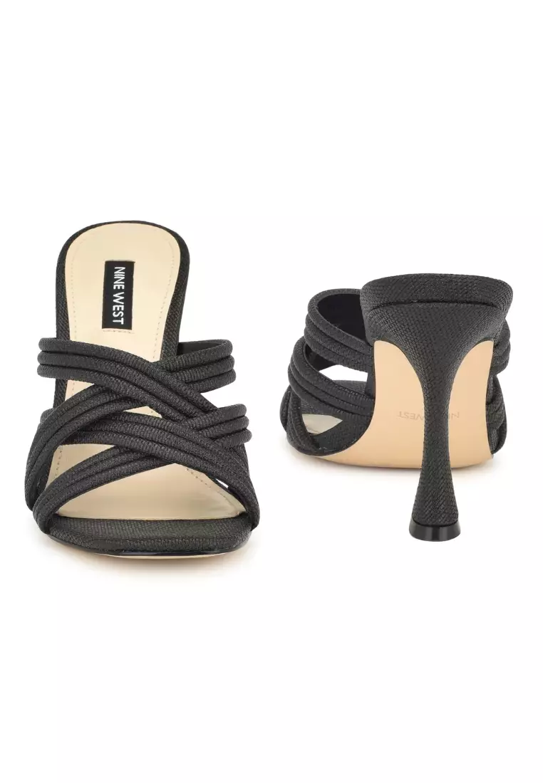 Nine west square toe sandals online