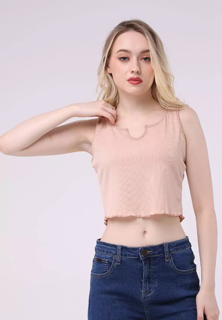 Buy Fubu Queens Sleeveless Croptop Rib 2024 Online ZALORA Philippines
