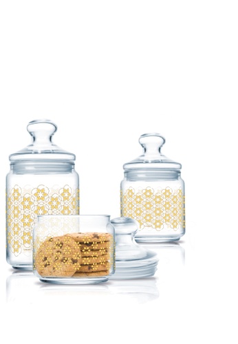Buy Luminarc Luminarc 3 Pcs Pot Club Jar Set / Food Storage ...