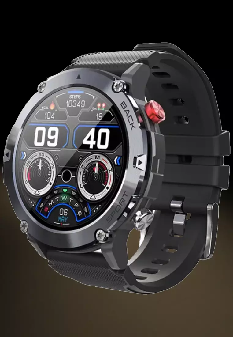 智能手表128M，OLED 360x360高分辨率屏幕，蓝牙通话，300mAh电池，IP68防水